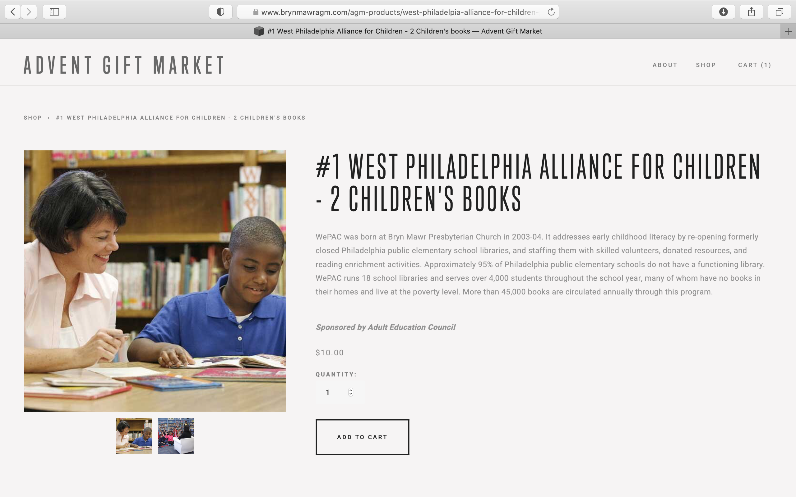 AGM Website Screenshot