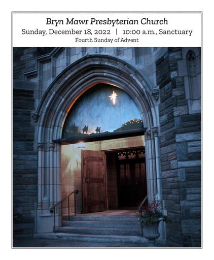 Sunday, December 18, 2022 -10 a.m. Bulletin