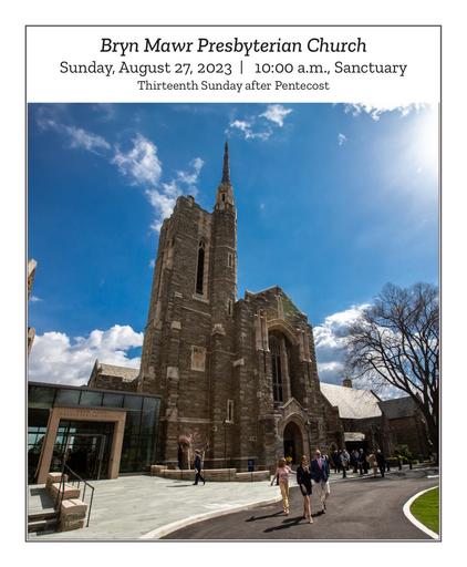 Sunday, August 27, 2023 10:00 a.m. Bulletin