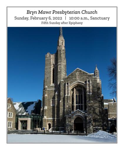 Sunday, February 6, 2022 • 10 a.m. Bulletin