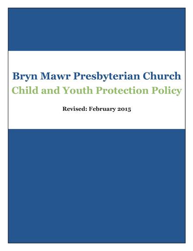 Child And Youth Protection Policy