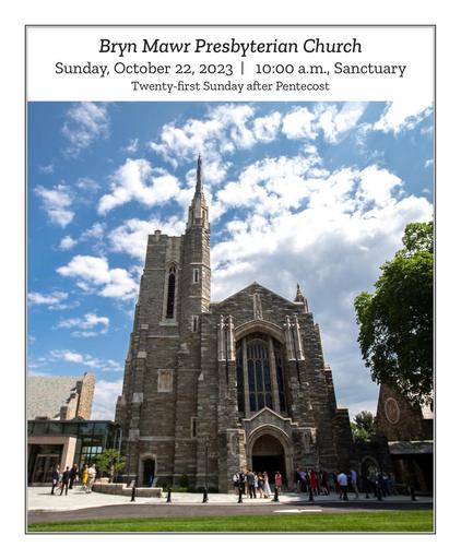 Sunday, October 22, 2023 10 a.m. Bulletin