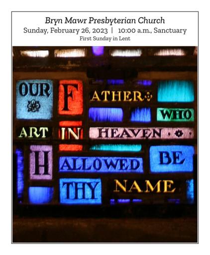 Sunday, February 26, 2023 10 a.m. Bulletin