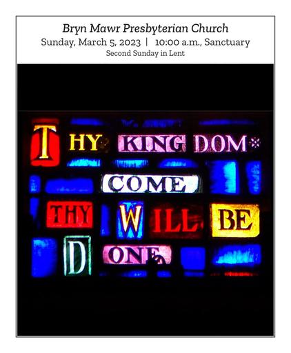 Sunday, March 5, 2023   10 a m  Bulletin